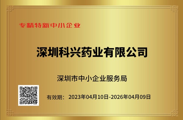深圳“專精特新中小企業”認證